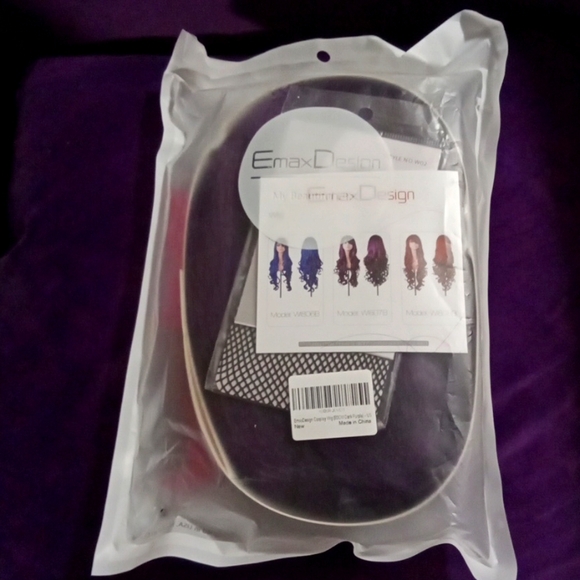 Emax design. Wig. Purple. Nwt! - Picture 1 of 4